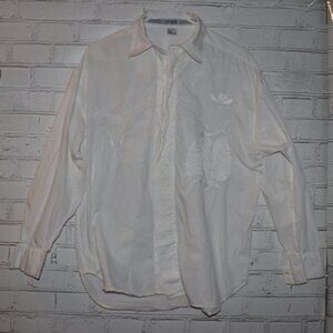 🤠 Men’s Western Button-Down Shirt · Size Medium  Cowboy & Bull Skull Embroidery